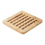 Descanso De Panela 15cm Em Bambu Quadrado Mimo Style